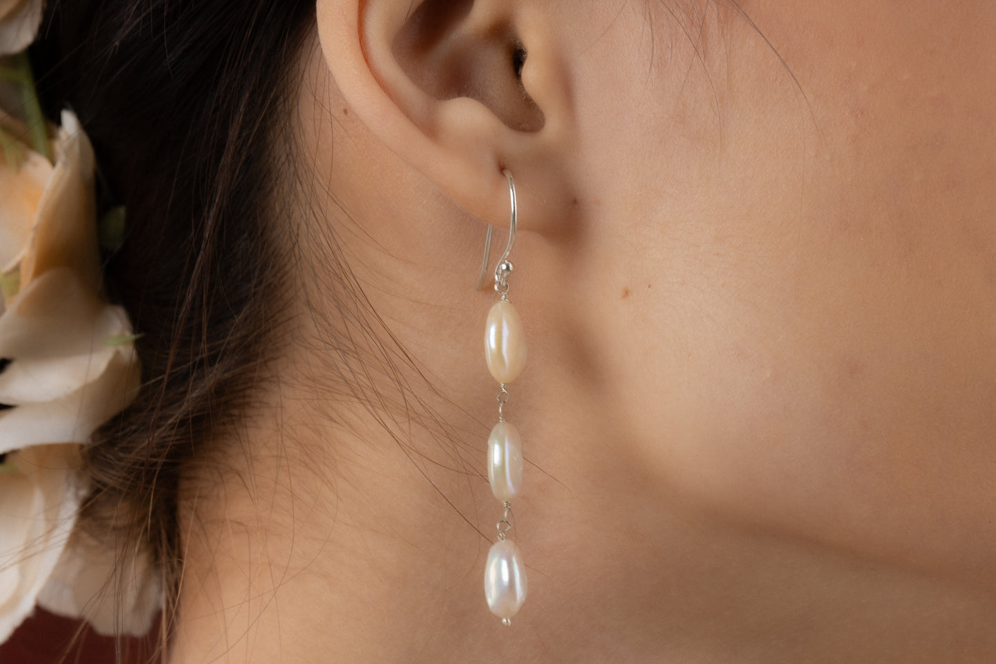 Coin Pearl Danglers