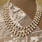 Pearl and Black Onyx Triple Layered Necklace