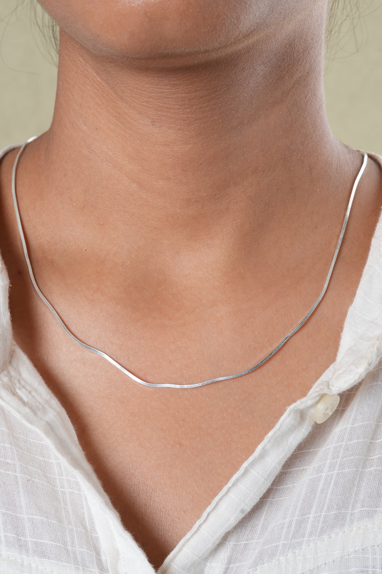 Everyday Square Silver Chain