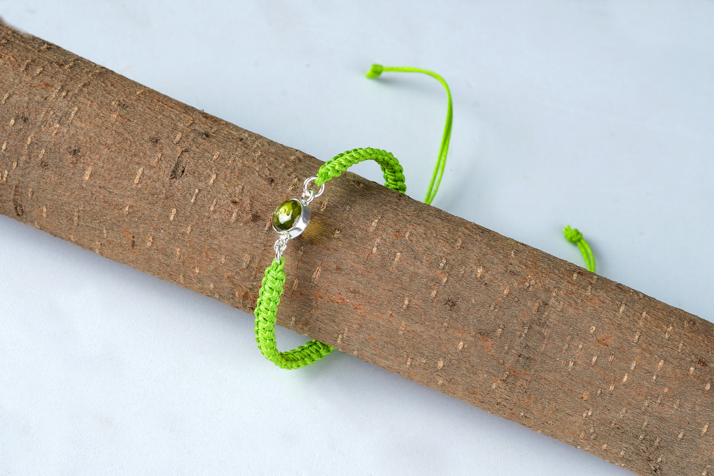 Volcano Goddess Peridot Bracelet