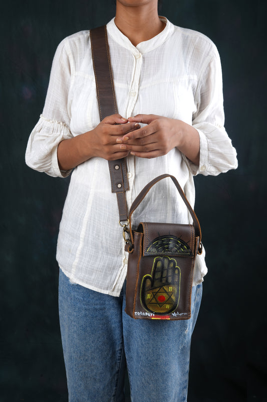 Hamsa Hand Painted Sling