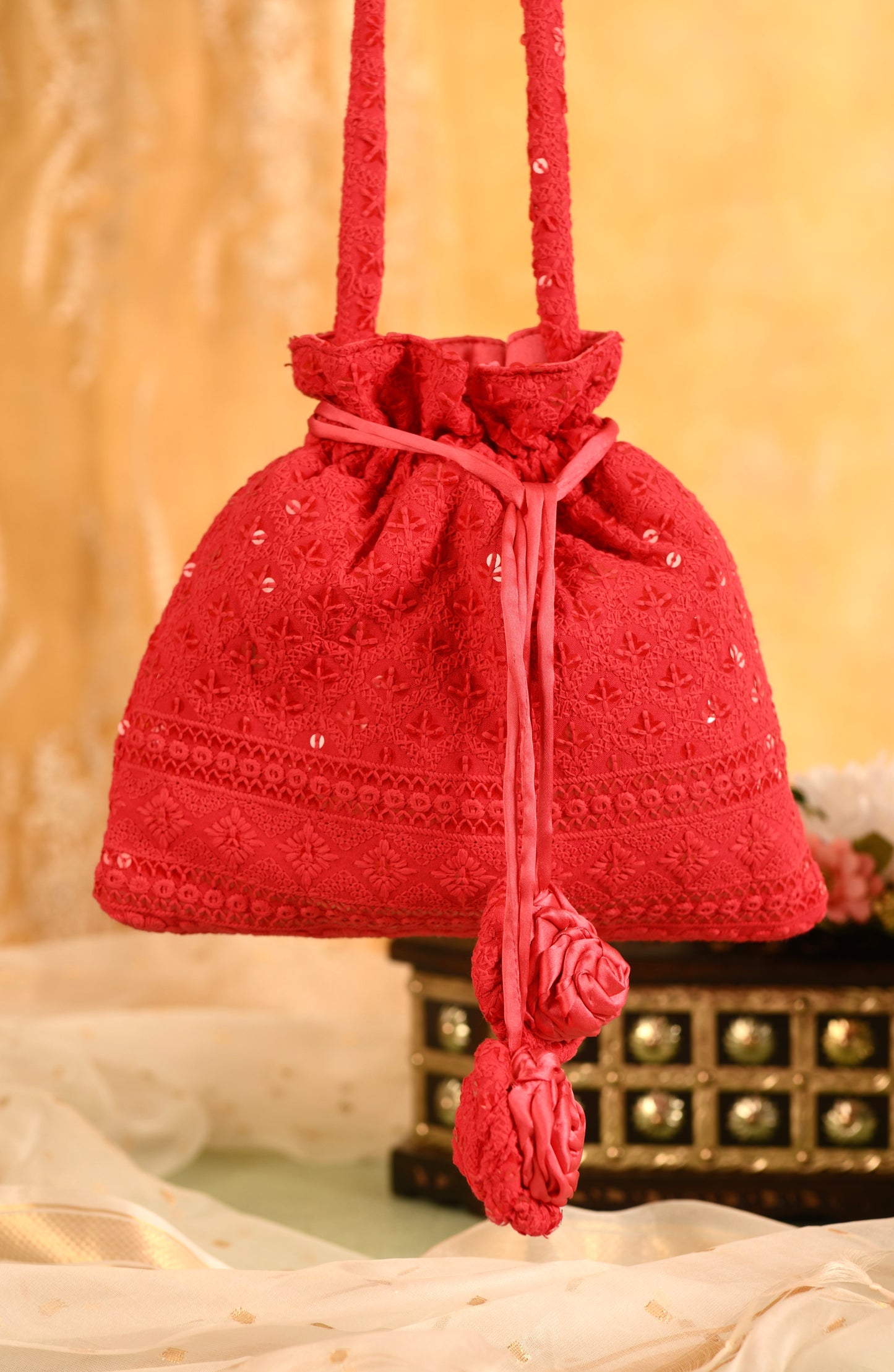 Piping Hot Red Potli