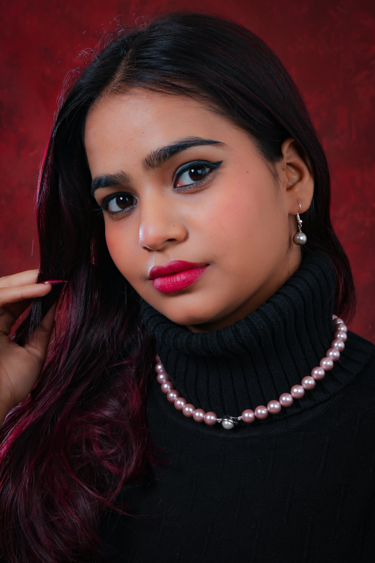Pink Passion Pearls Necklace