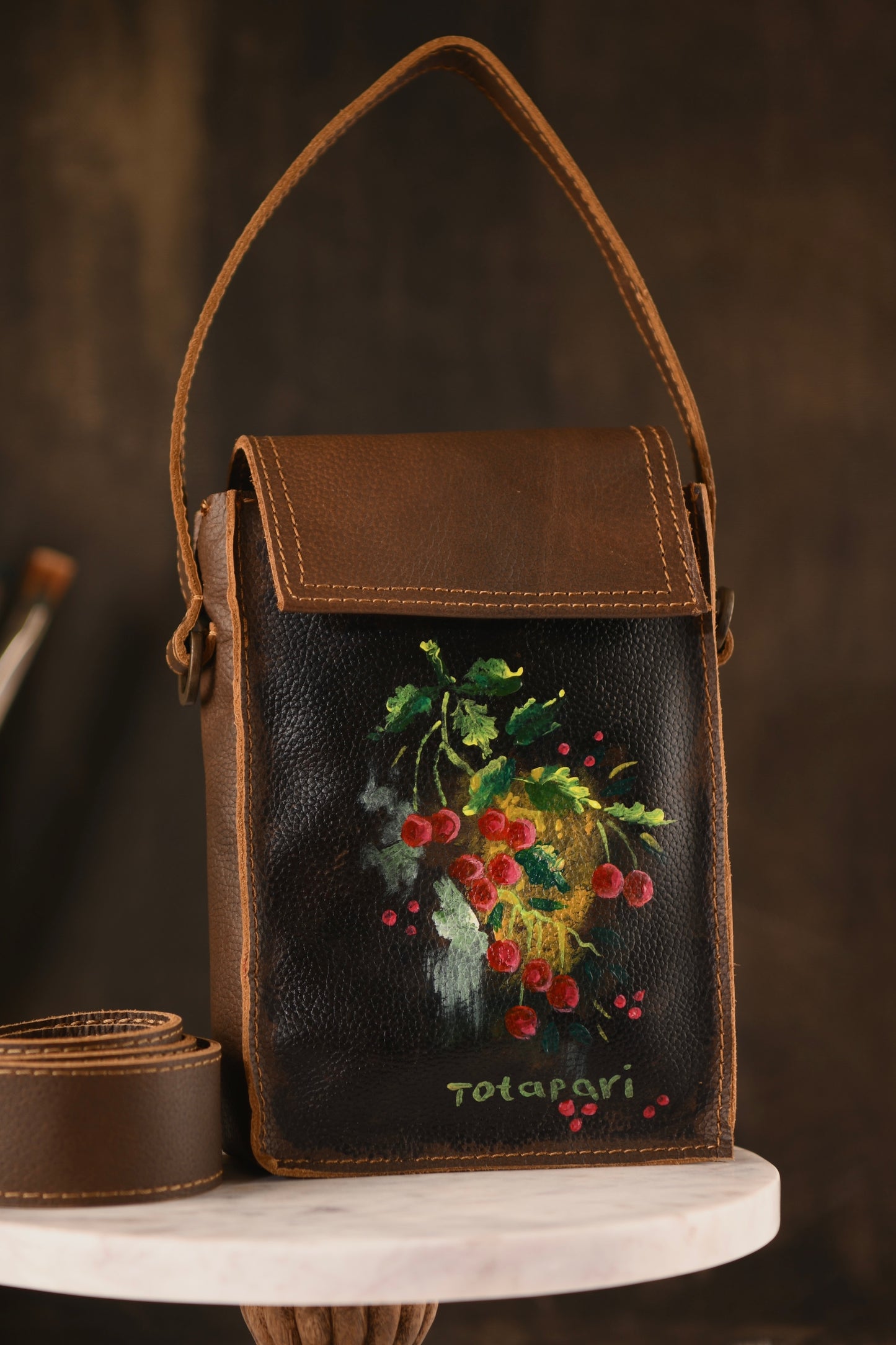 Cherry Blossom Hand Painted Sling