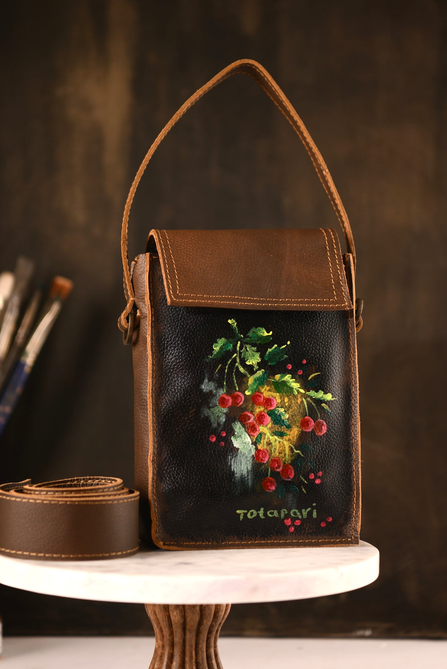 Cherry Blossom Hand Painted Sling