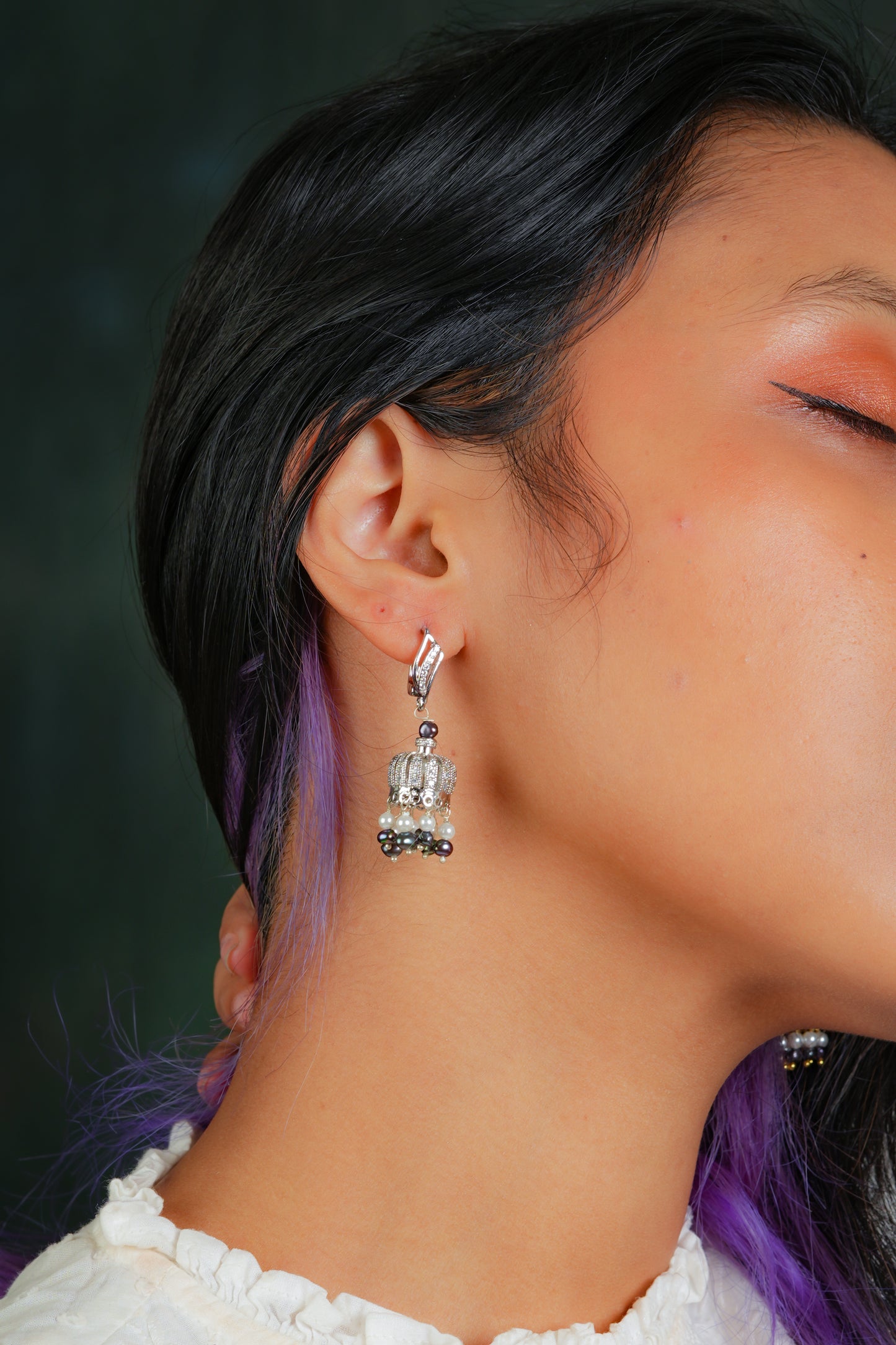 Ready to Party Jhumka Danglers (Silver)