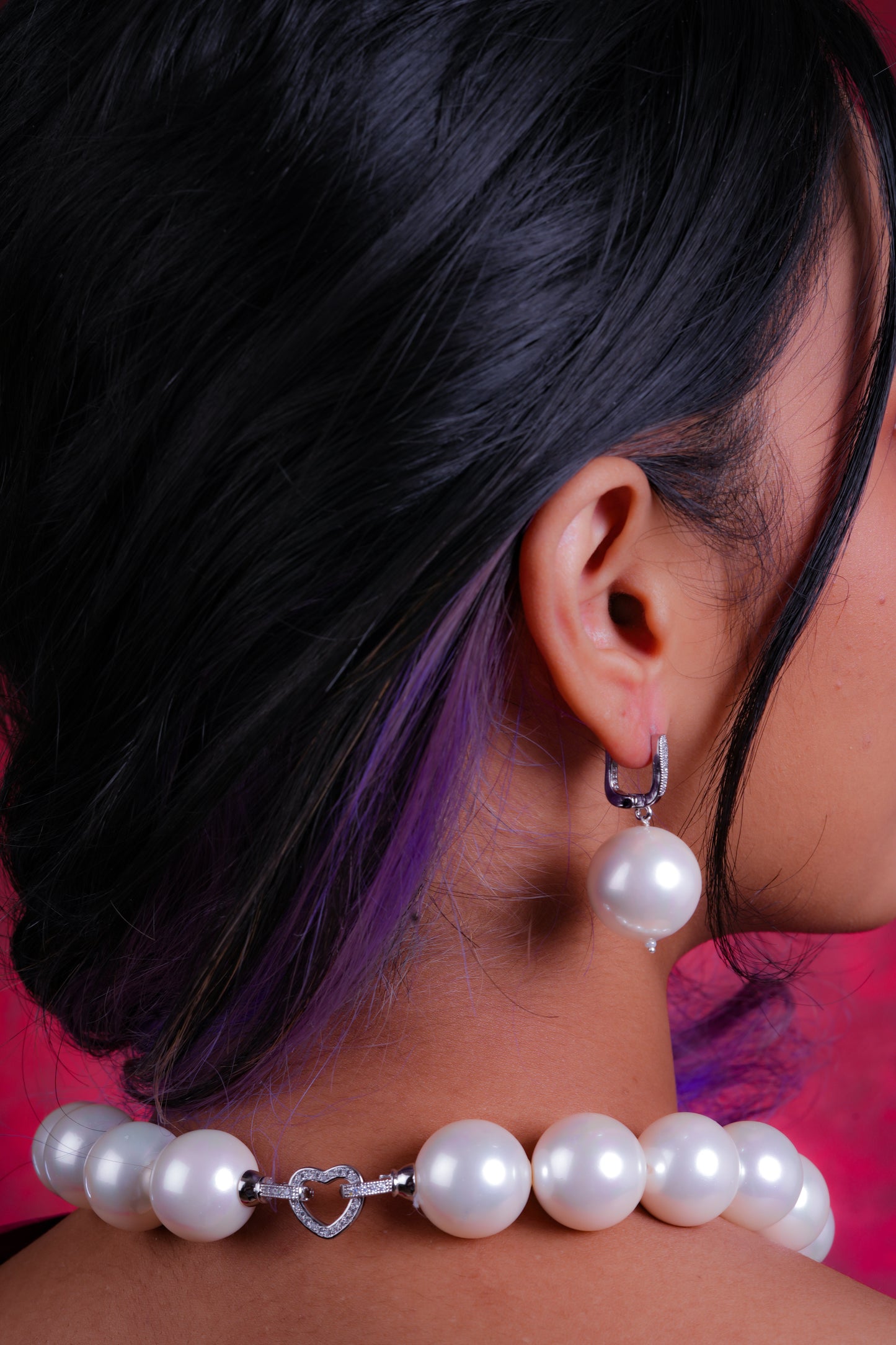 Midas Touch Pearl Danglers