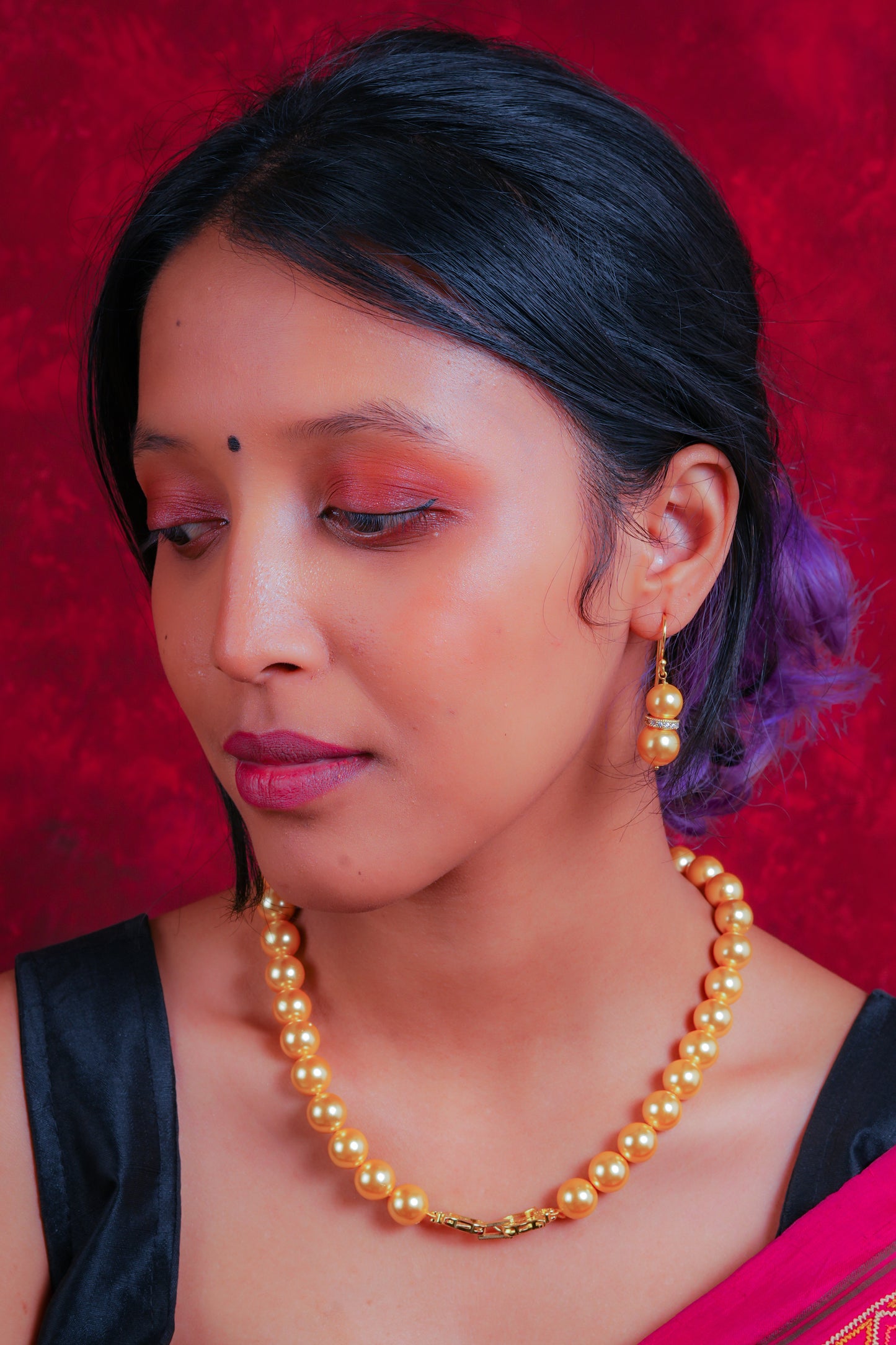 Golden Sunset Pearl Set