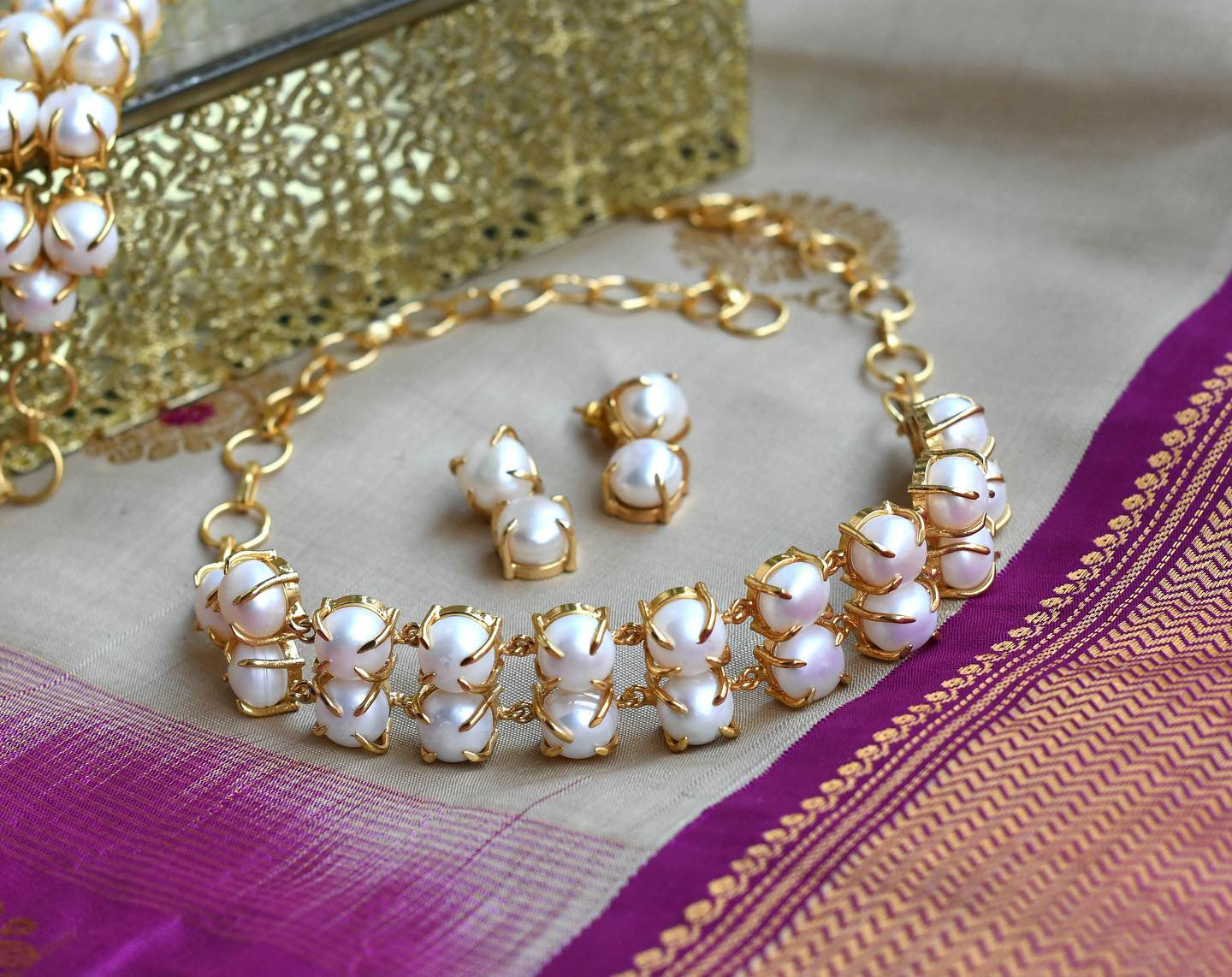 Evening Cocktail Pearls Set