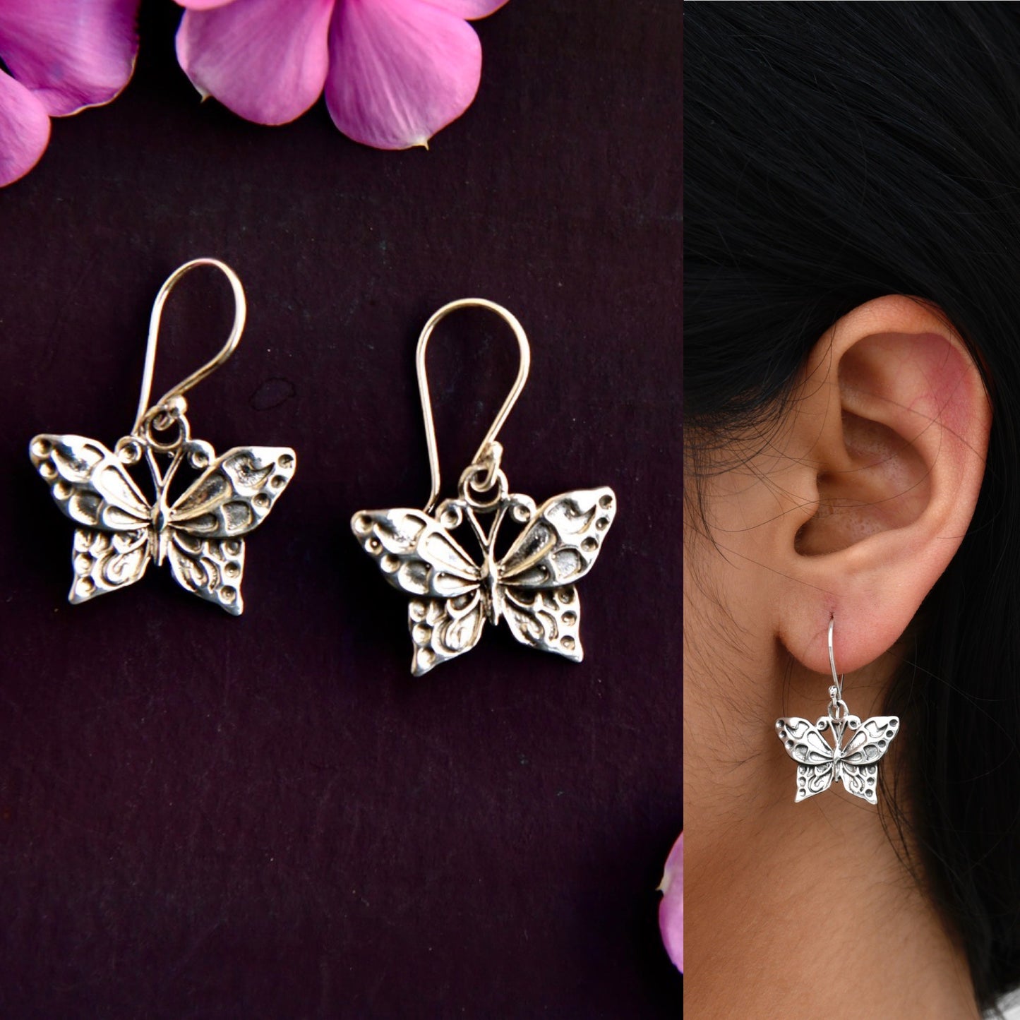 Dainty Butterfly Earrings