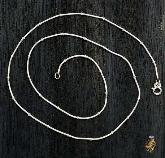 Silver Knotted Chain