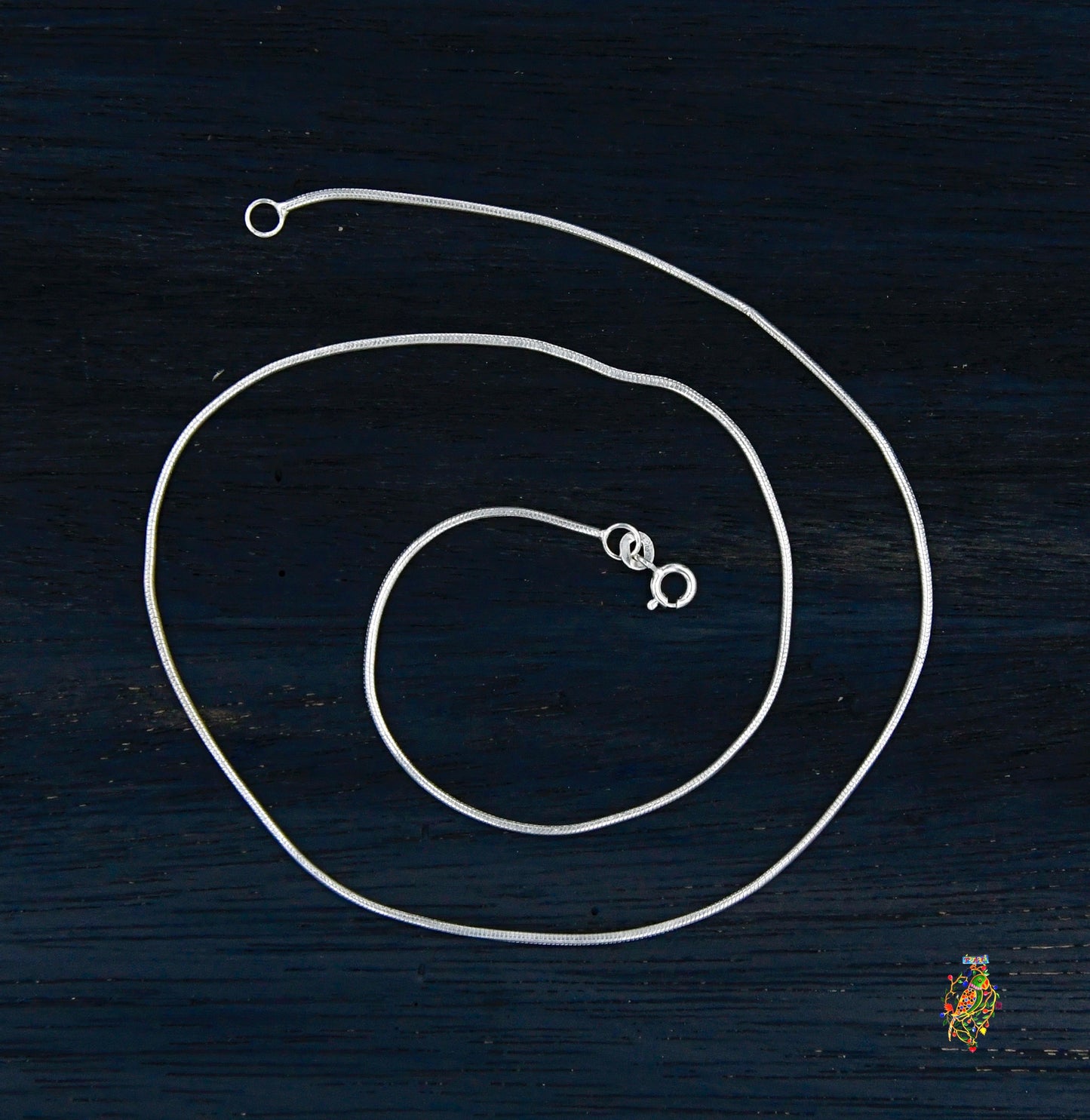 Charming Silver Plain Chain