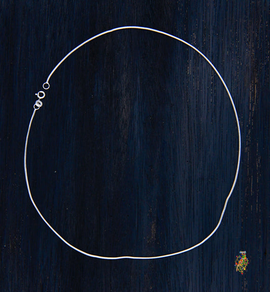 Charming Silver Plain Chain