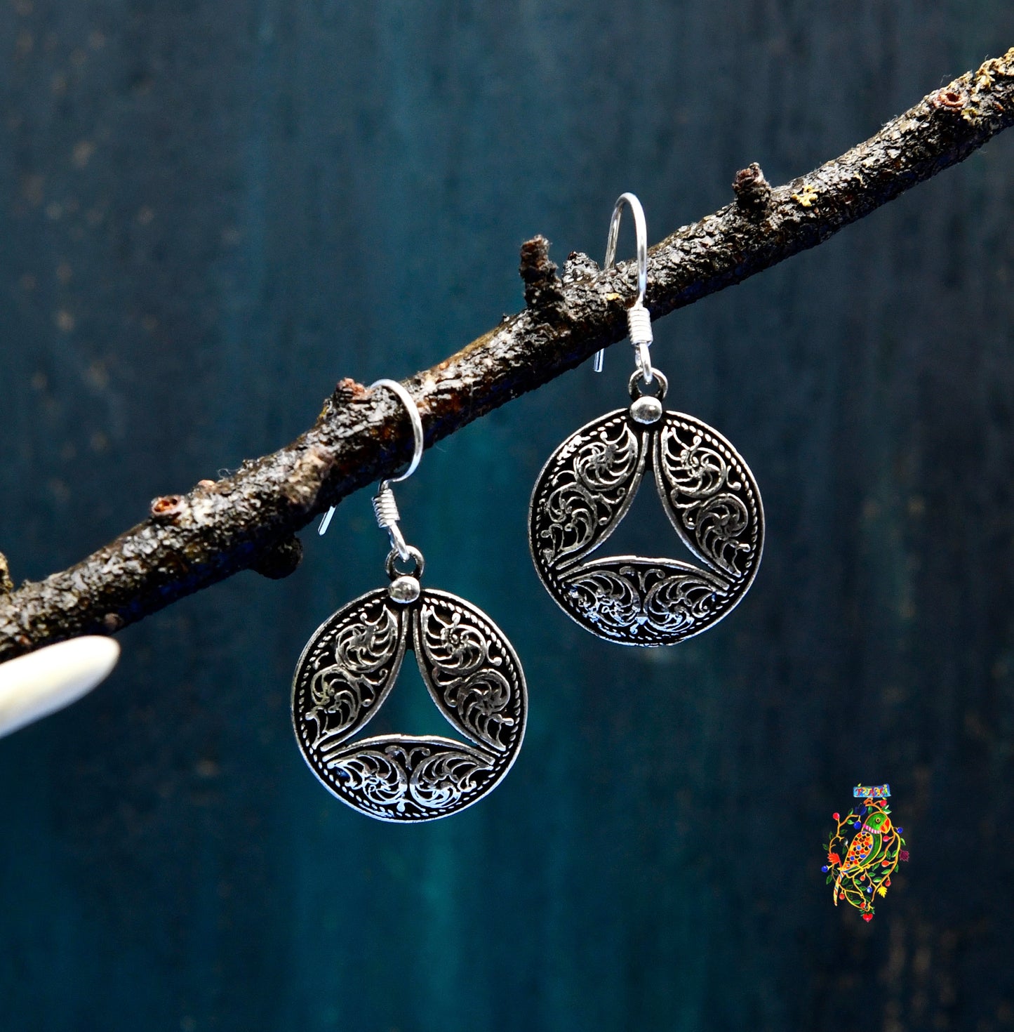 Circular Filigree Danglers