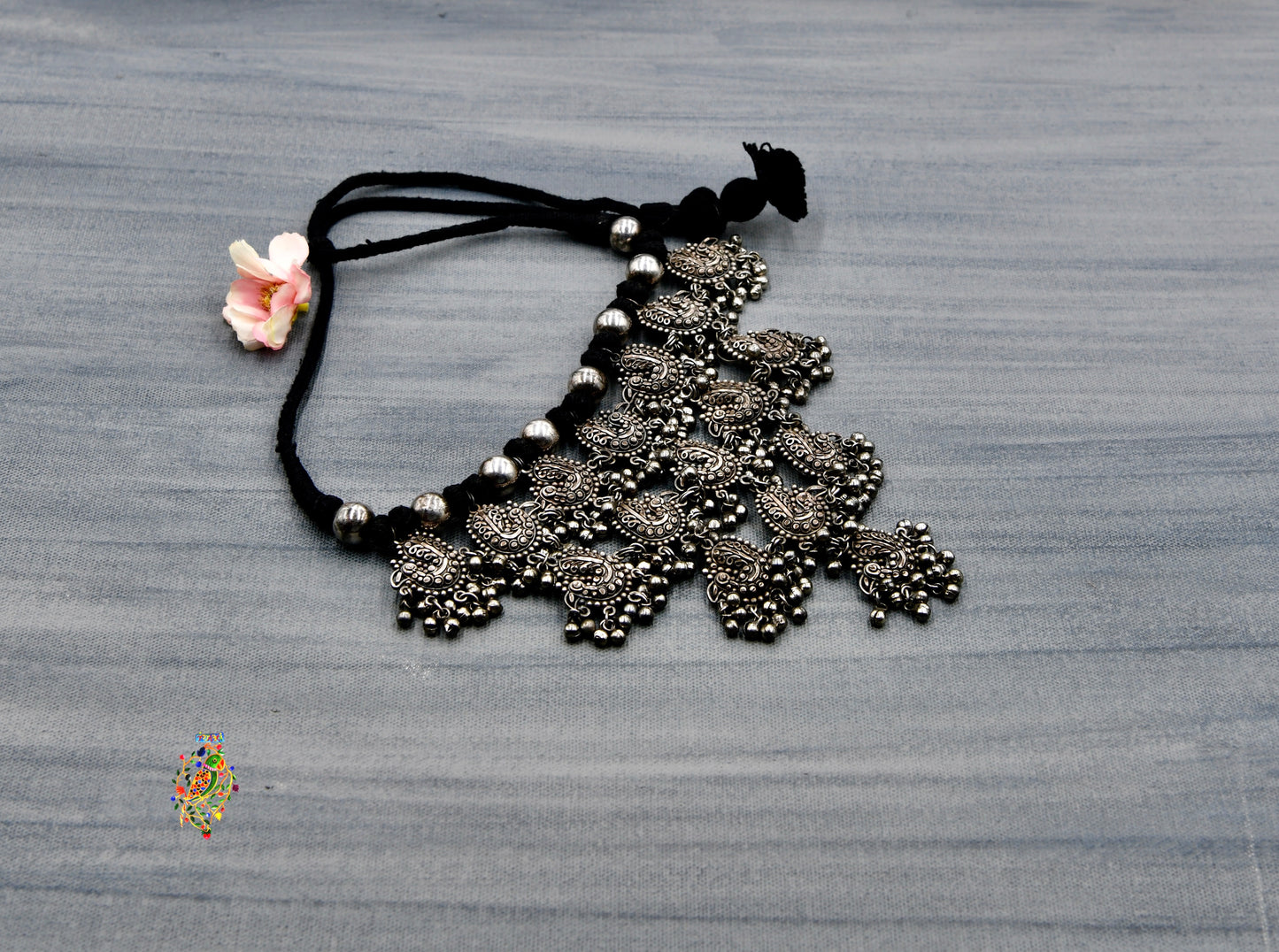 Peacock Woven Necklace