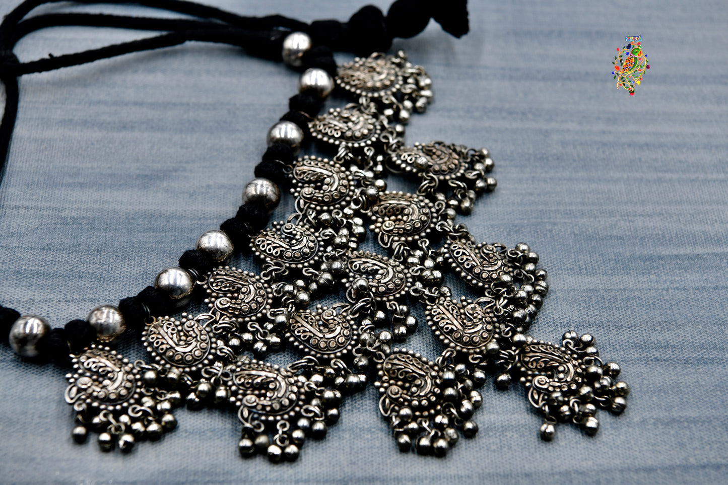 Peacock Woven Necklace