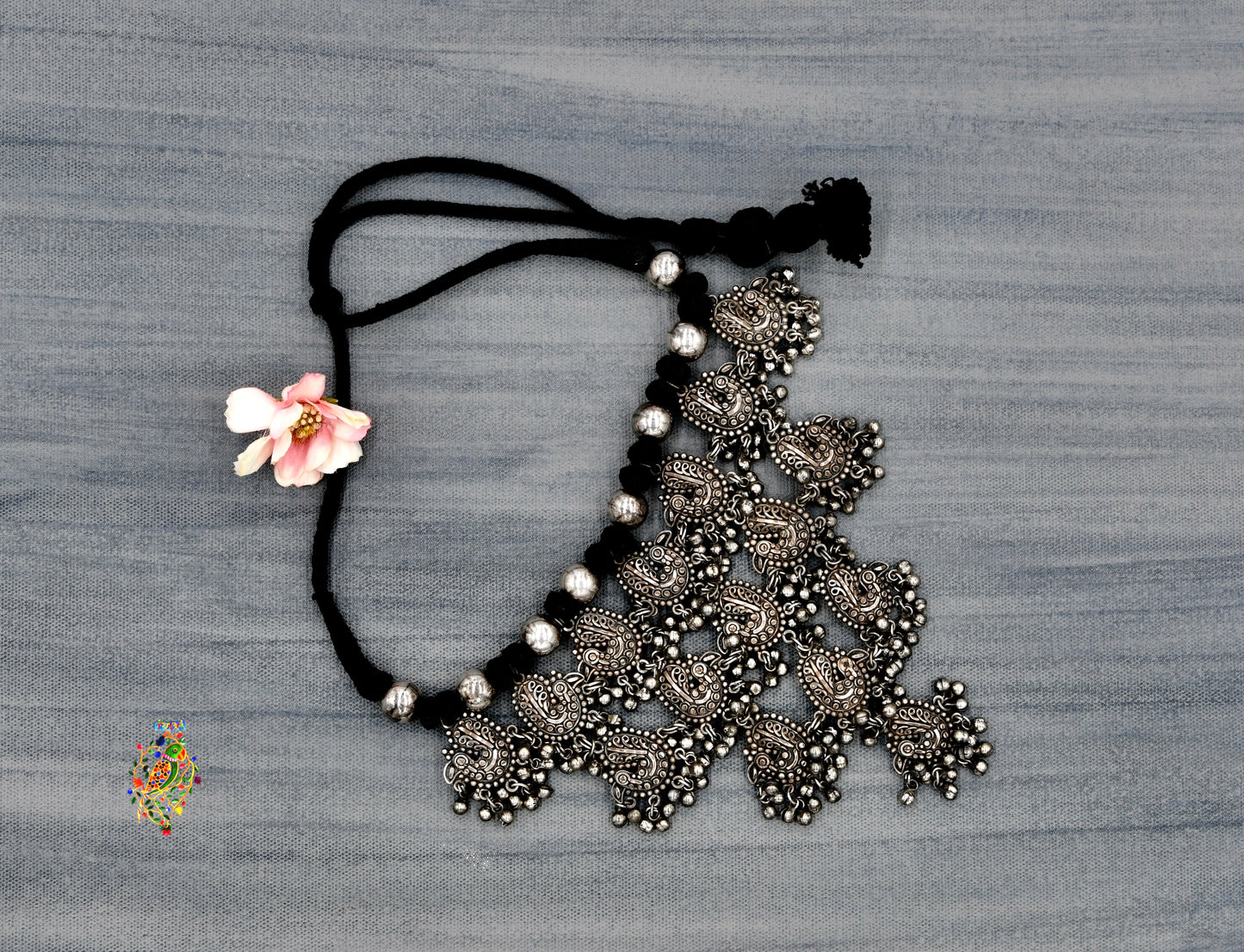 Peacock Woven Necklace