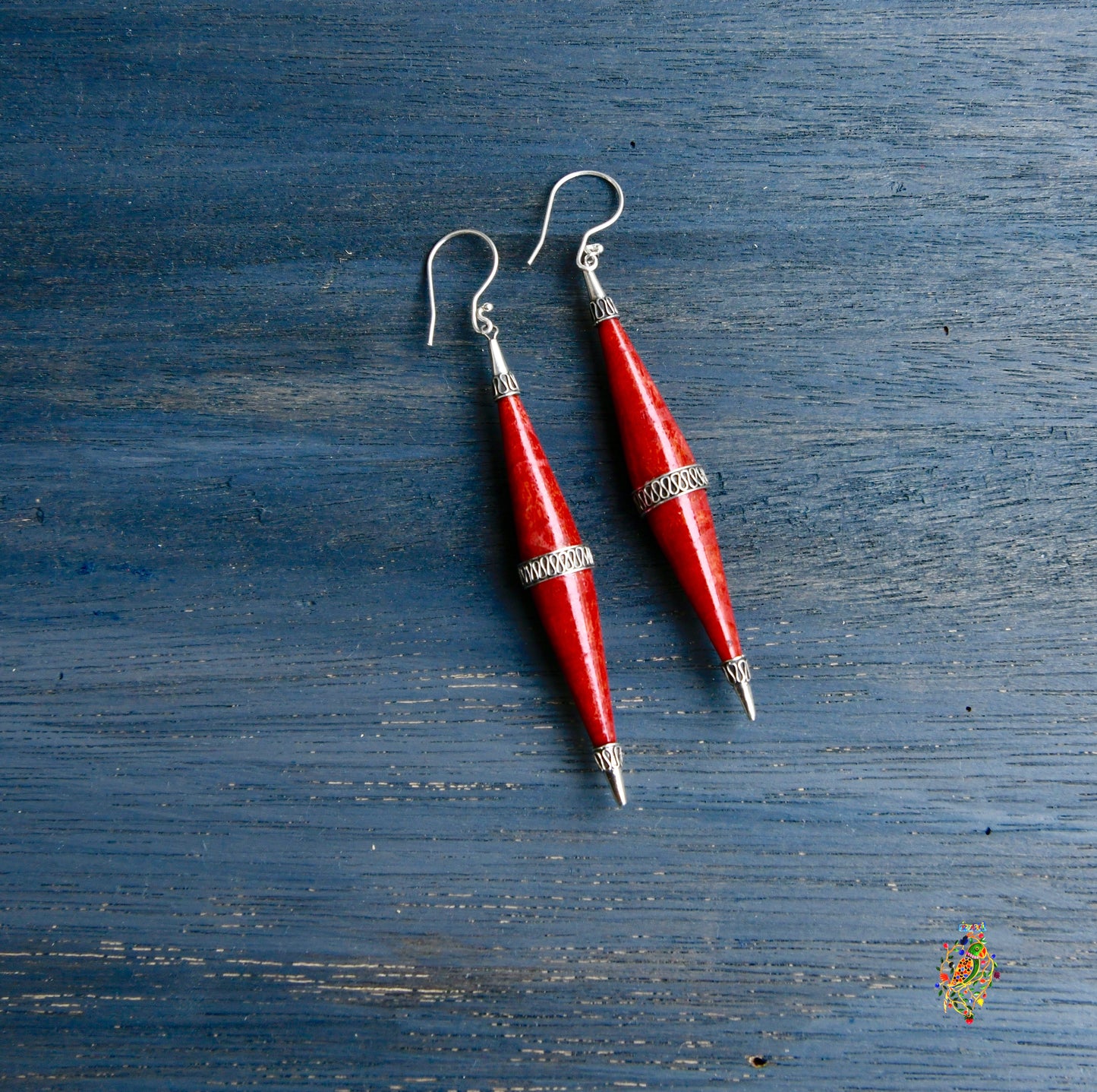 Red Cannon Earrings