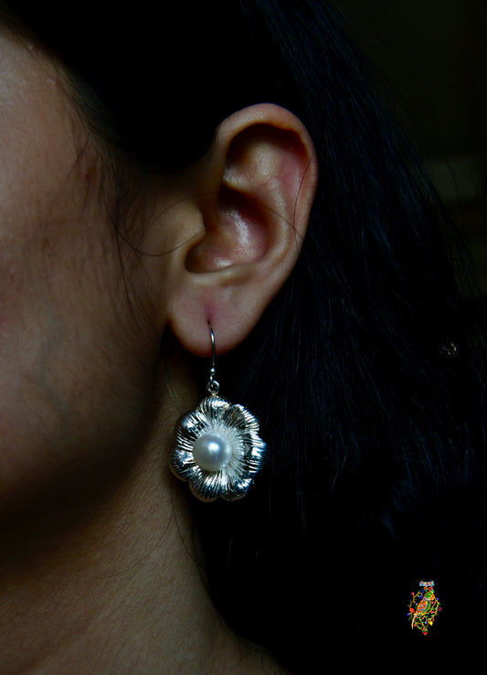 Moon Flower Earrings