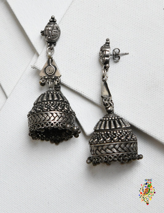 Temple Work Jhumkas