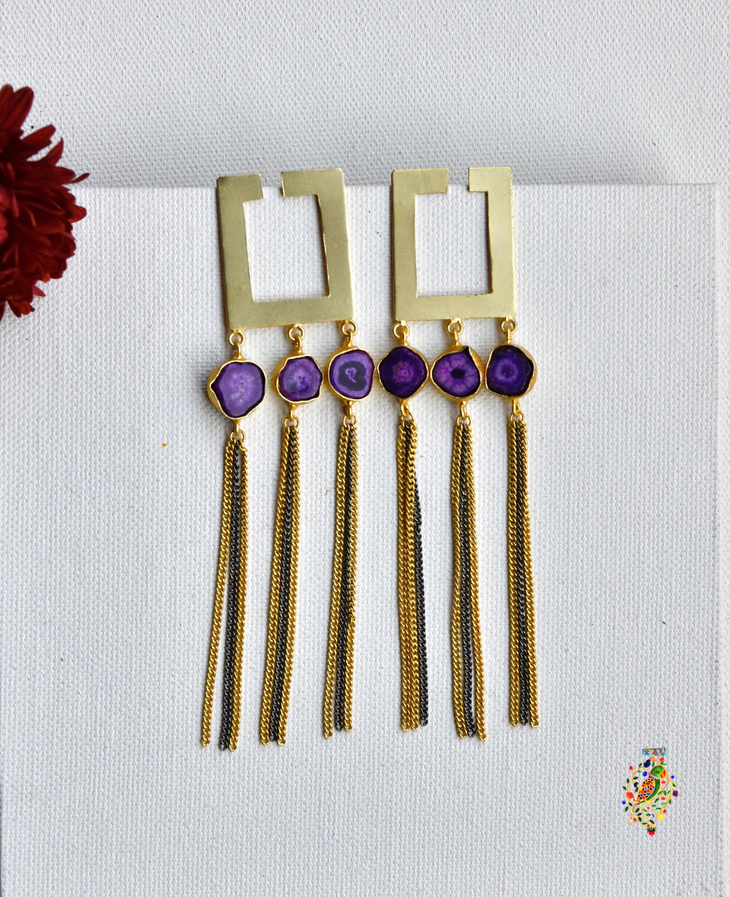Amethyst Links Danglers