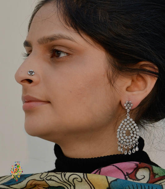 Stone Silver Chaand Balis