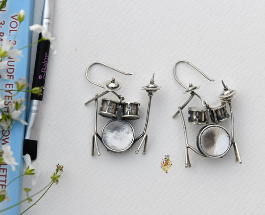 Drum Set Earrings