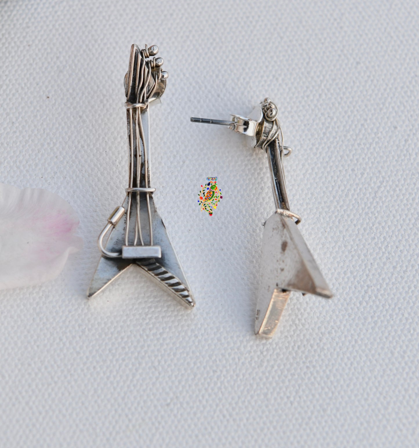Mini Guitar Earrings