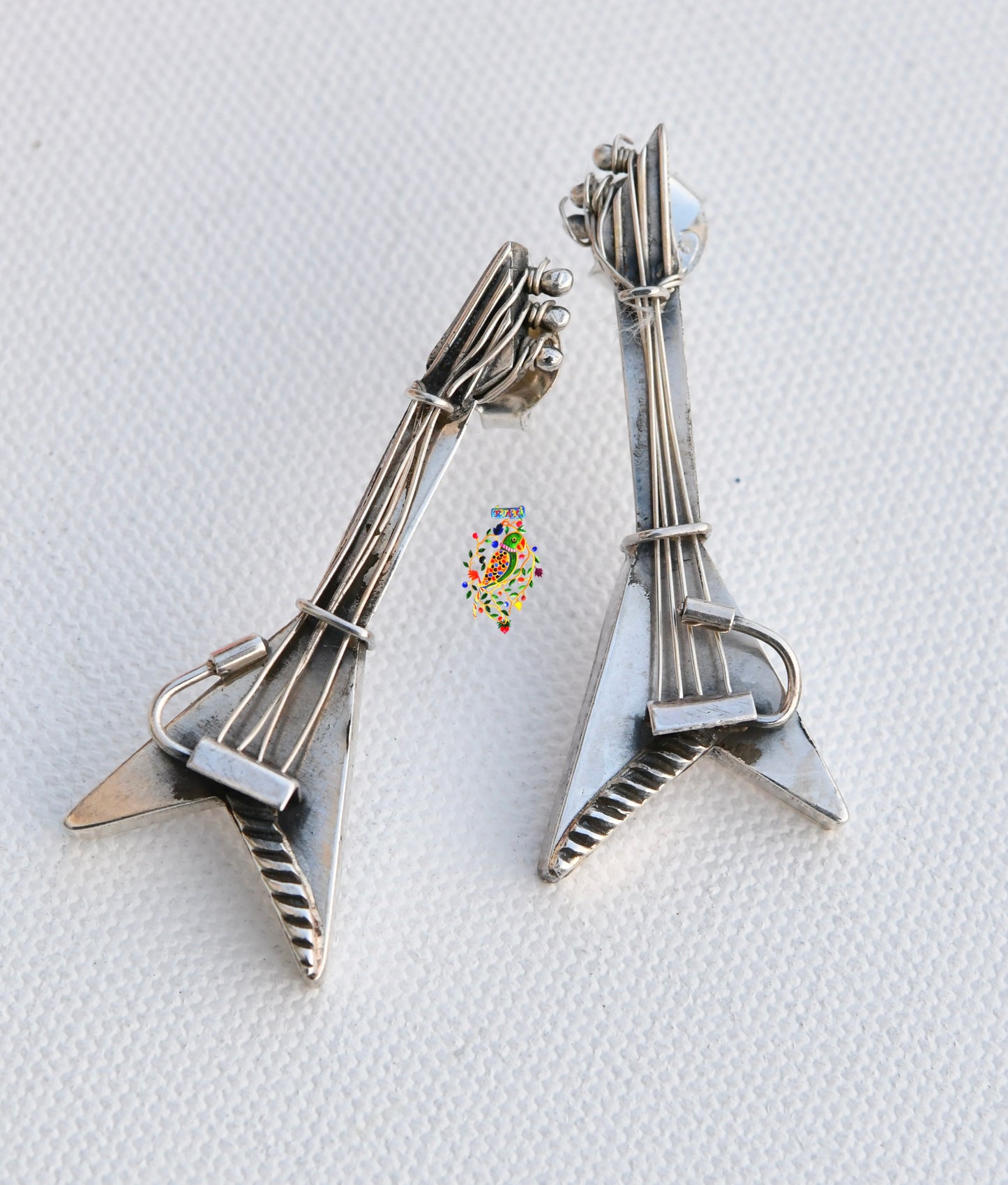 Mini Guitar Earrings