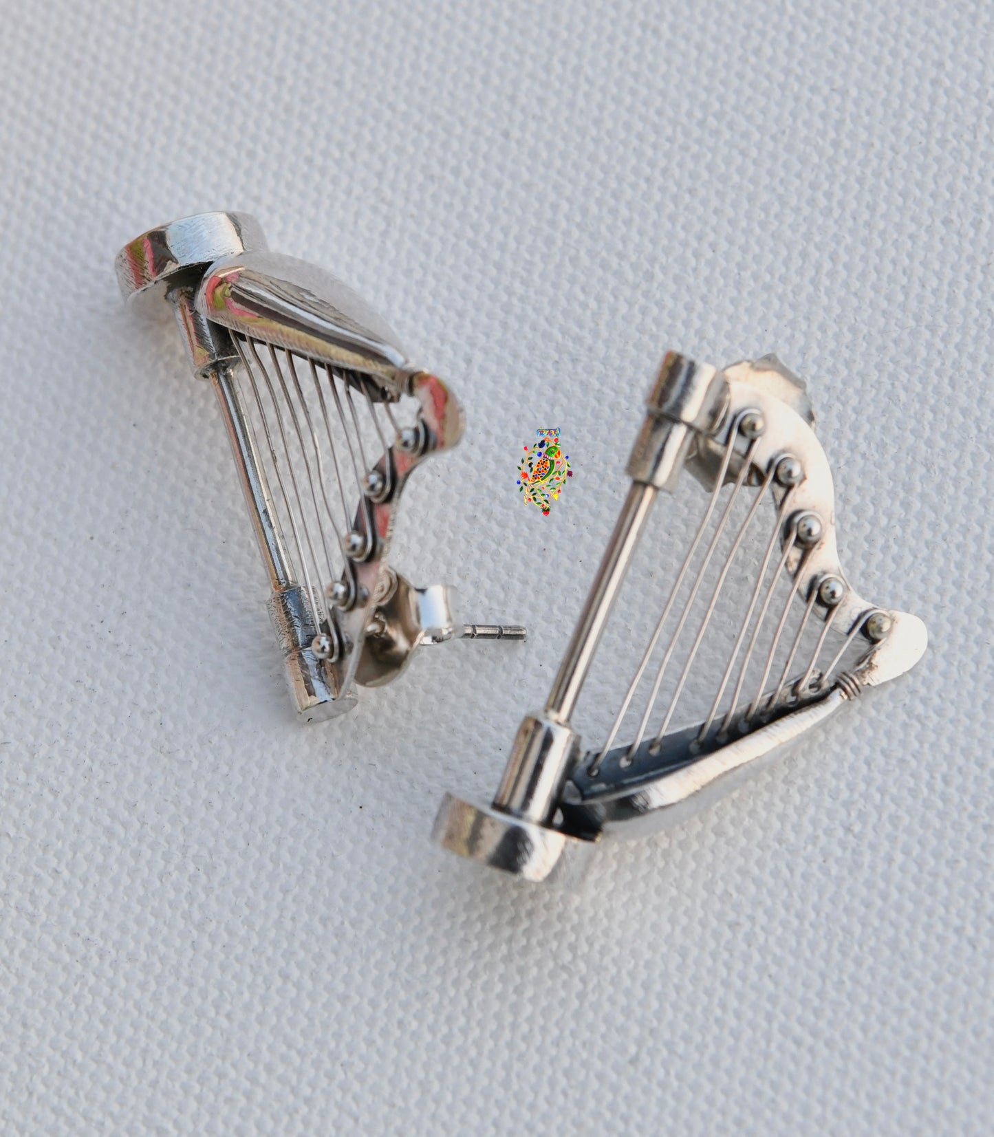 Delicate Harp Earrings