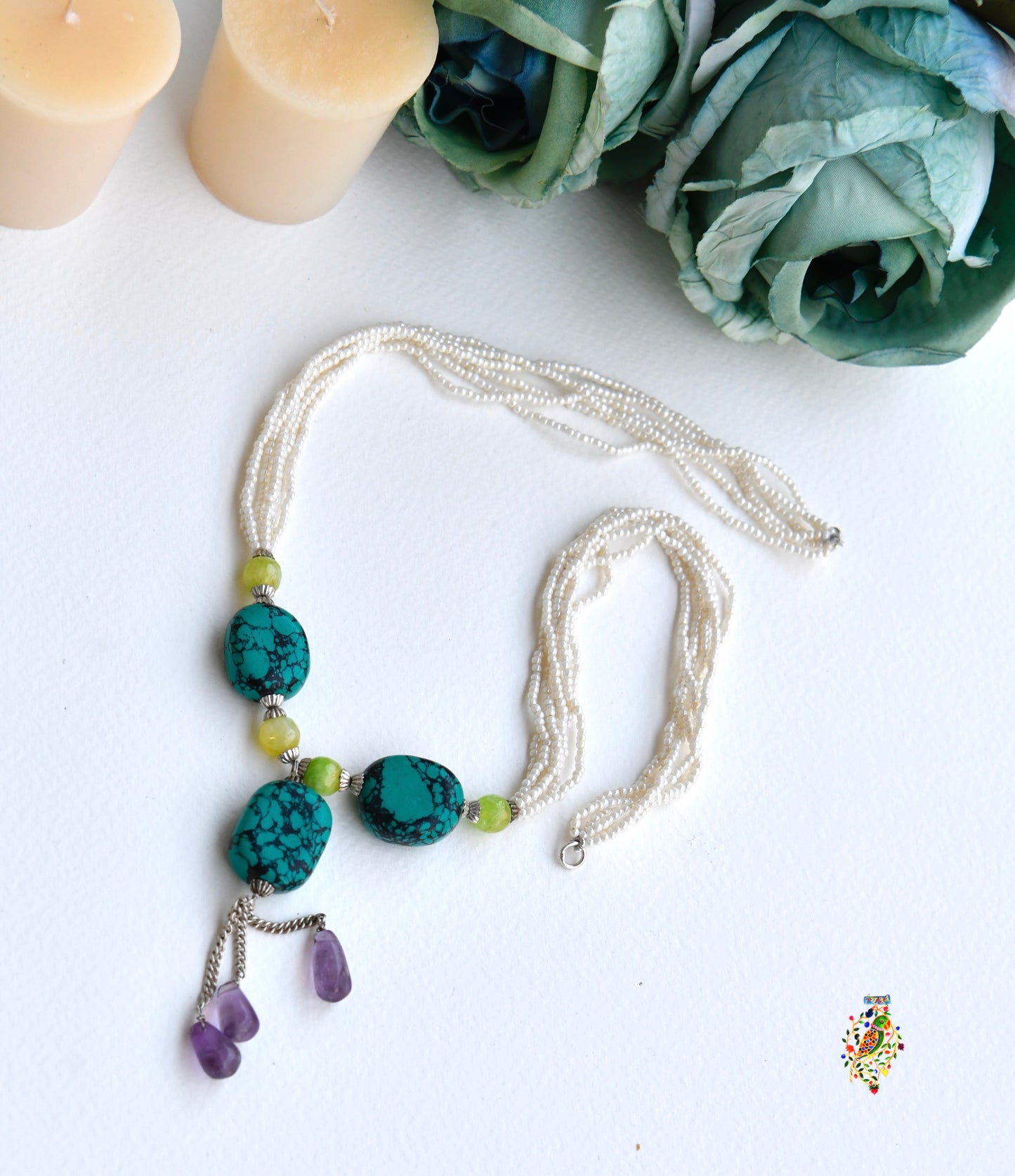 Turquoise Trio Necklace