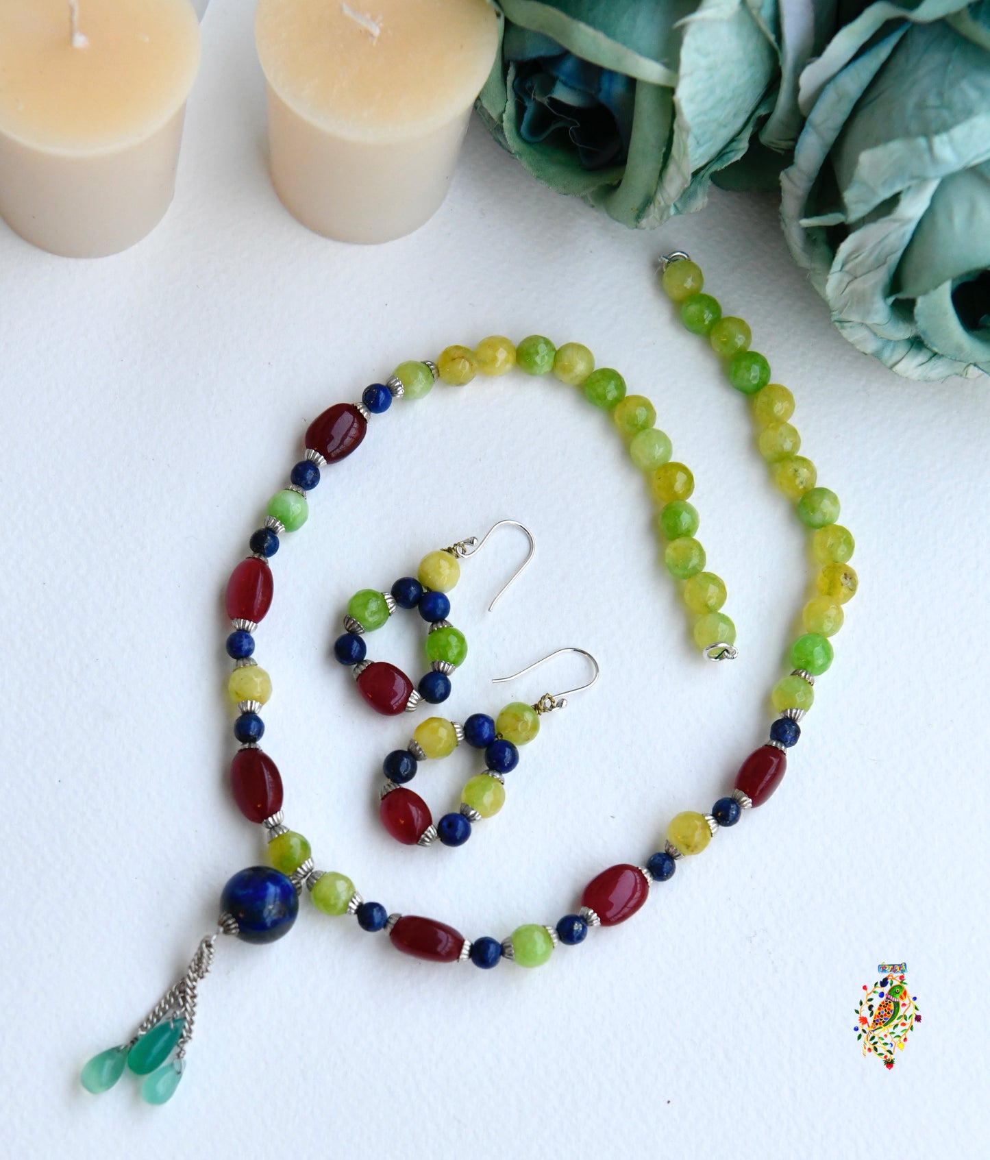 Rainbow Necklace Set