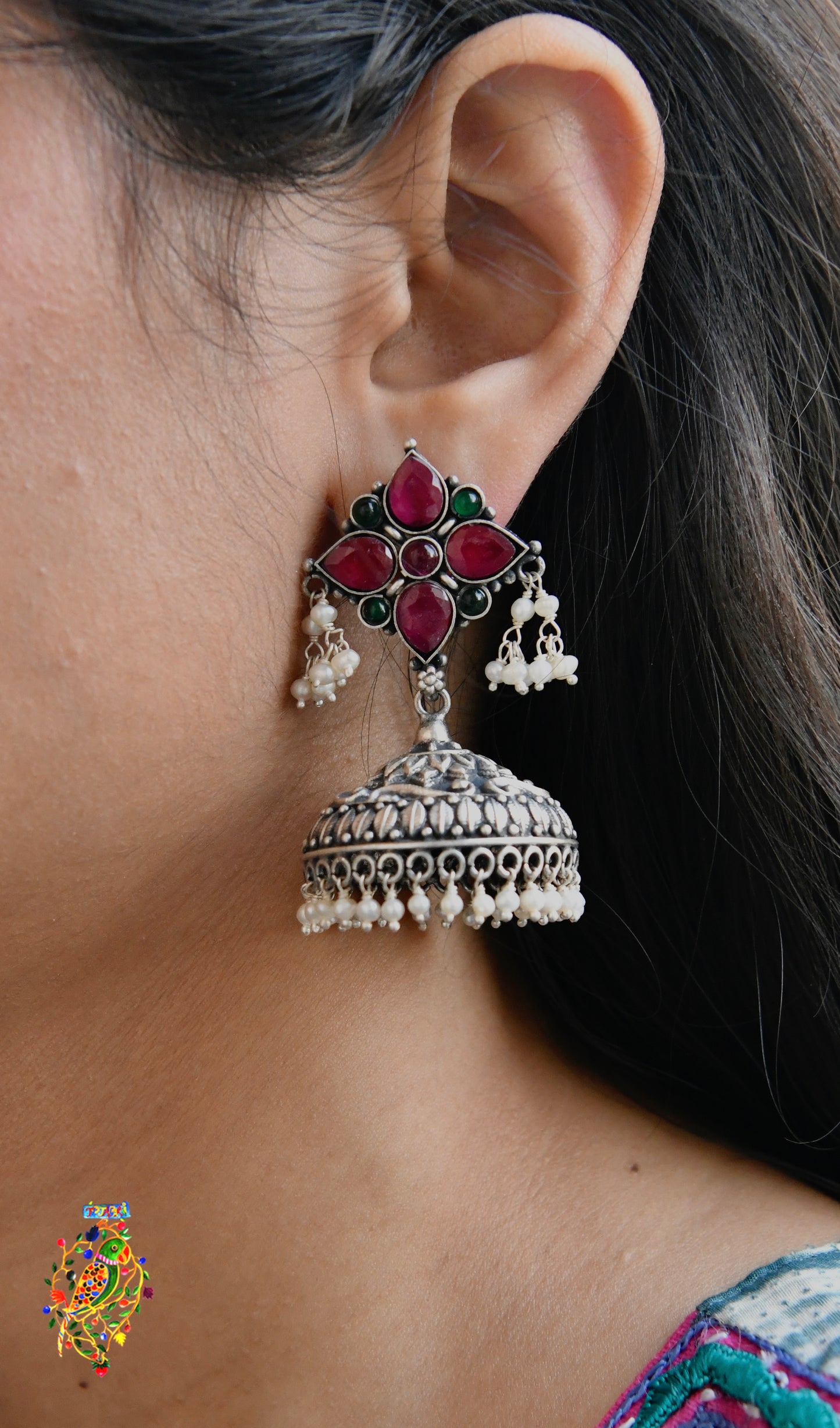Kemp Stone Temple Jhumkas