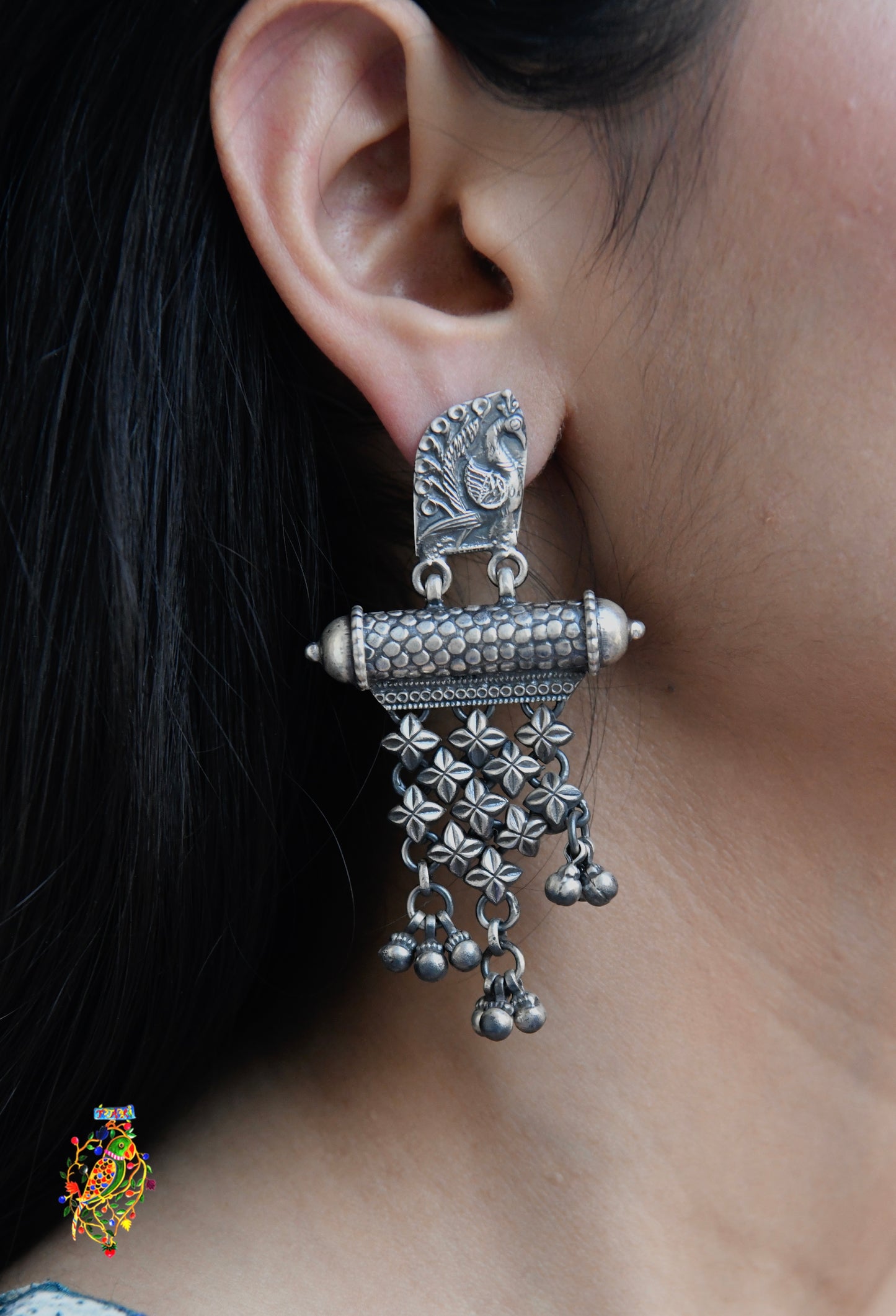 Peacock Earrings