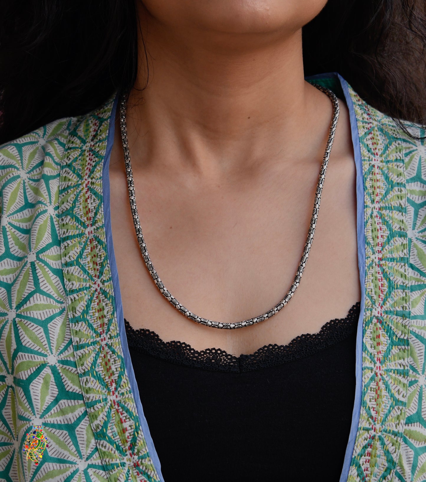 Silver Weave Chain (4 mm)