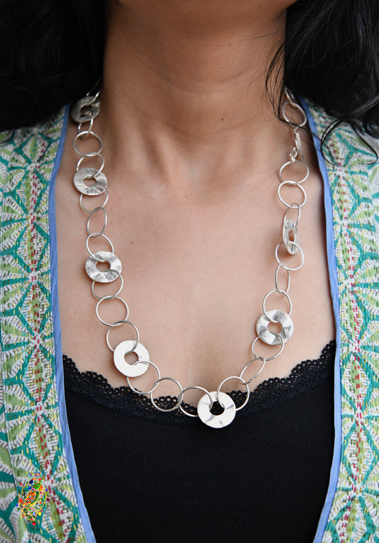 Subtle Statements Silver Necklace