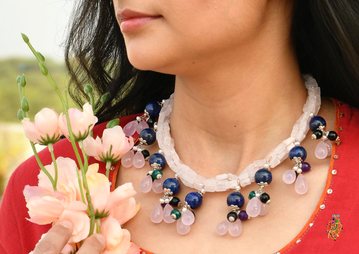 Bouquet of Flowers Necklace