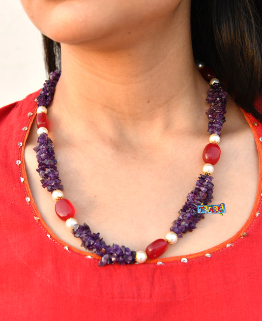 Amethyst-Ruby Love Set