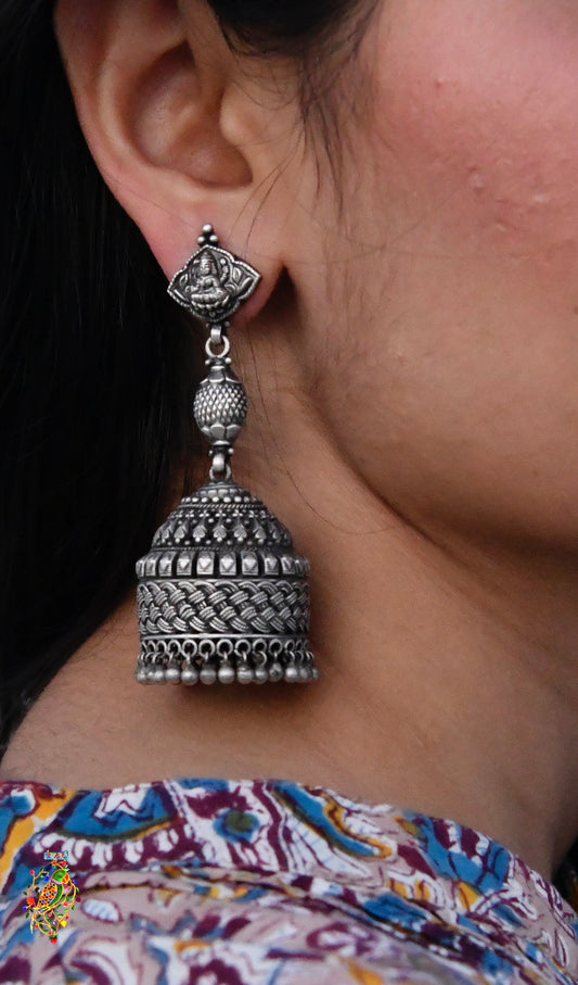 Temple Work Jhumkas