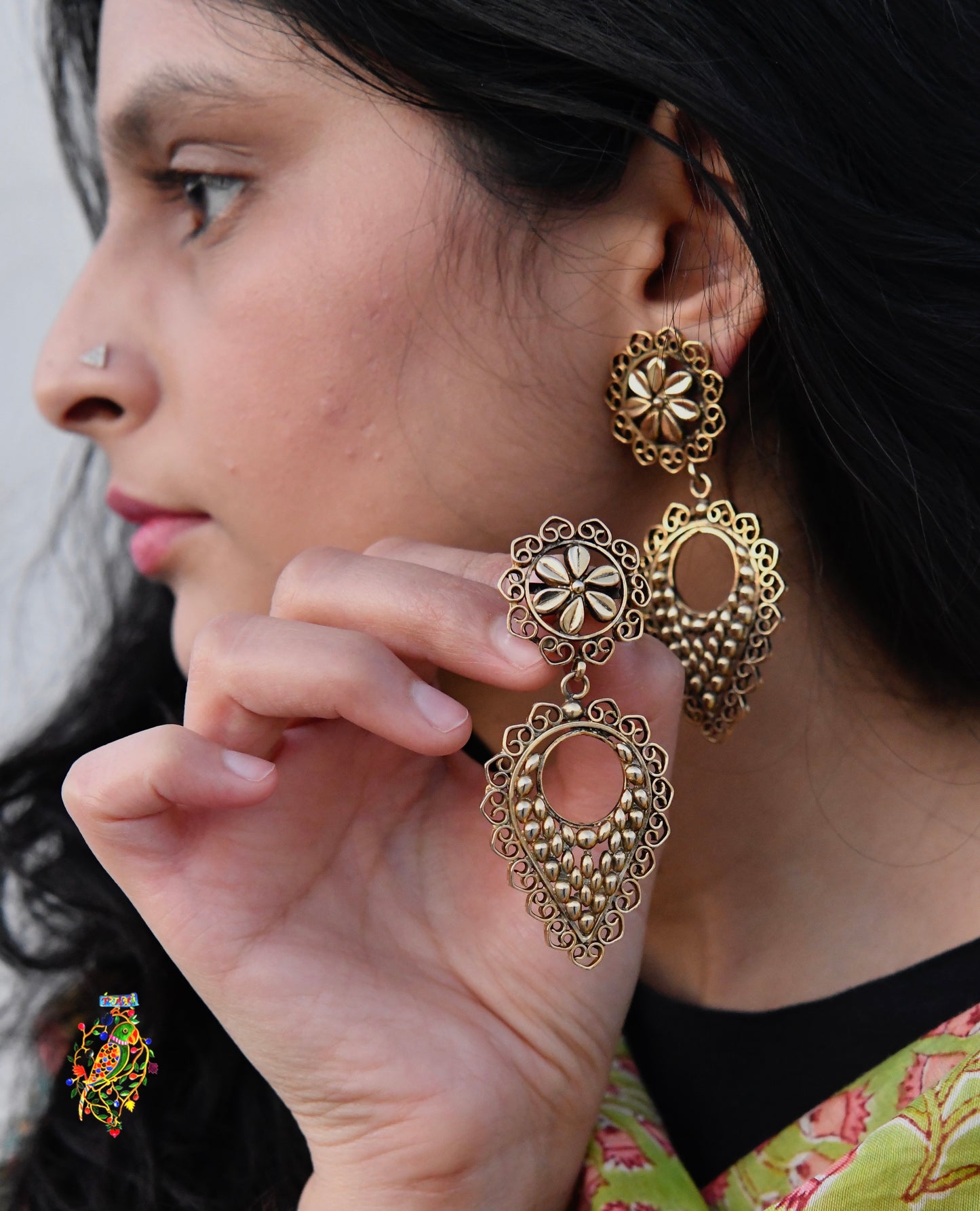 Filigree in Gold Earrings