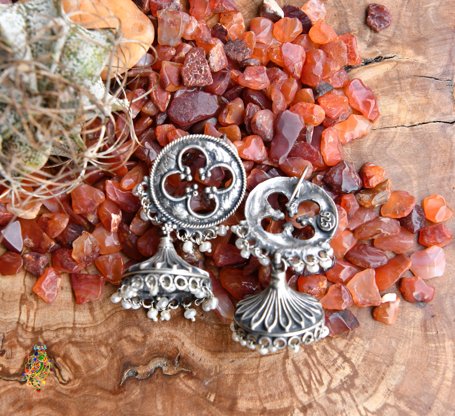 Royal Hibiscus Earrings