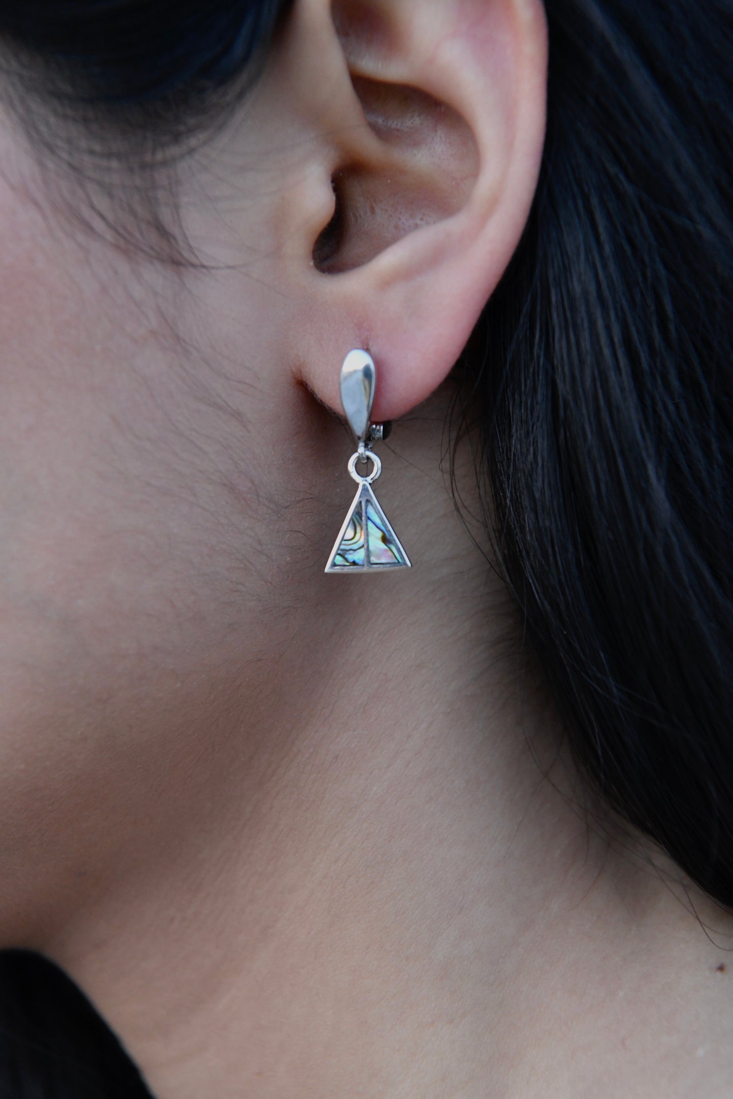 Mother-of-Pearl Pyramid Drops