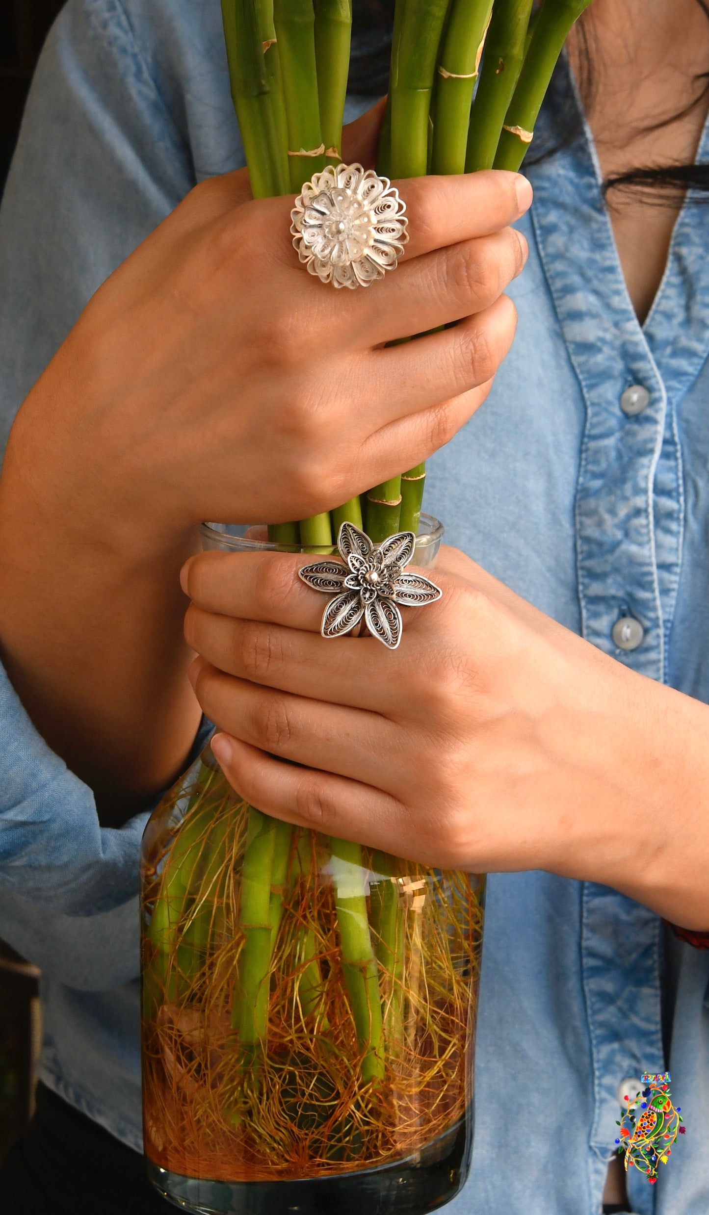 Filigree Blossom Ring