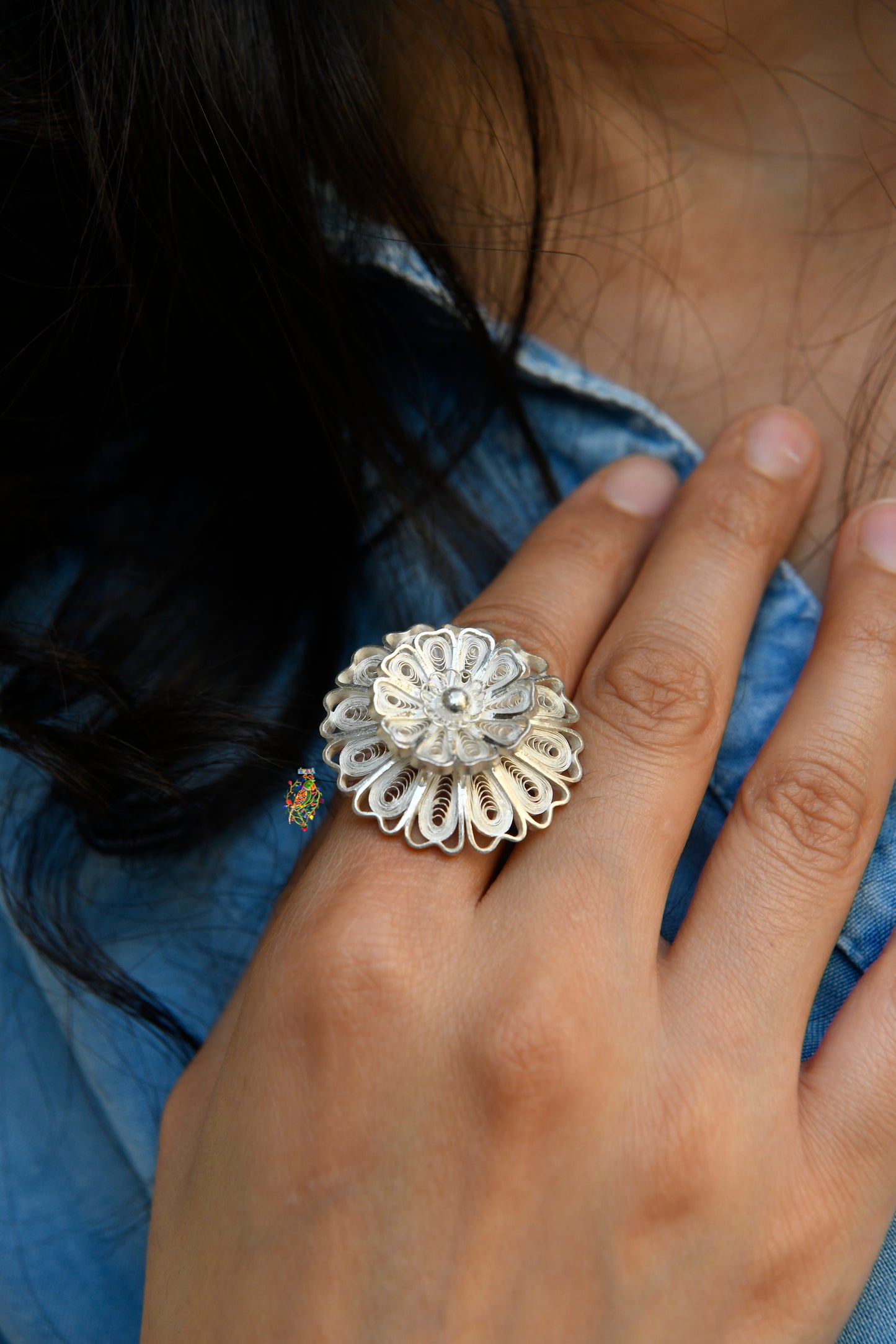 Filigree Blossom Ring
