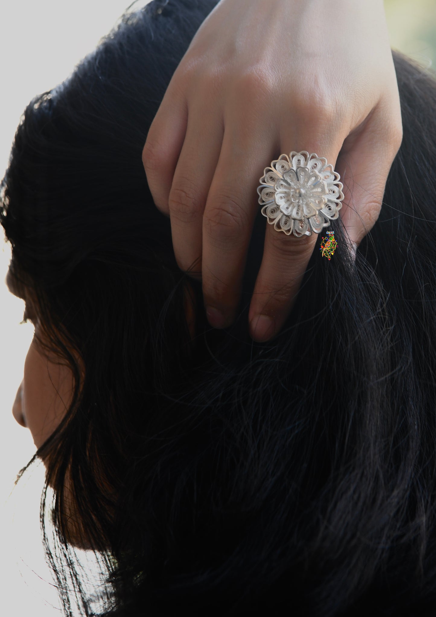 Filigree Blossom Ring
