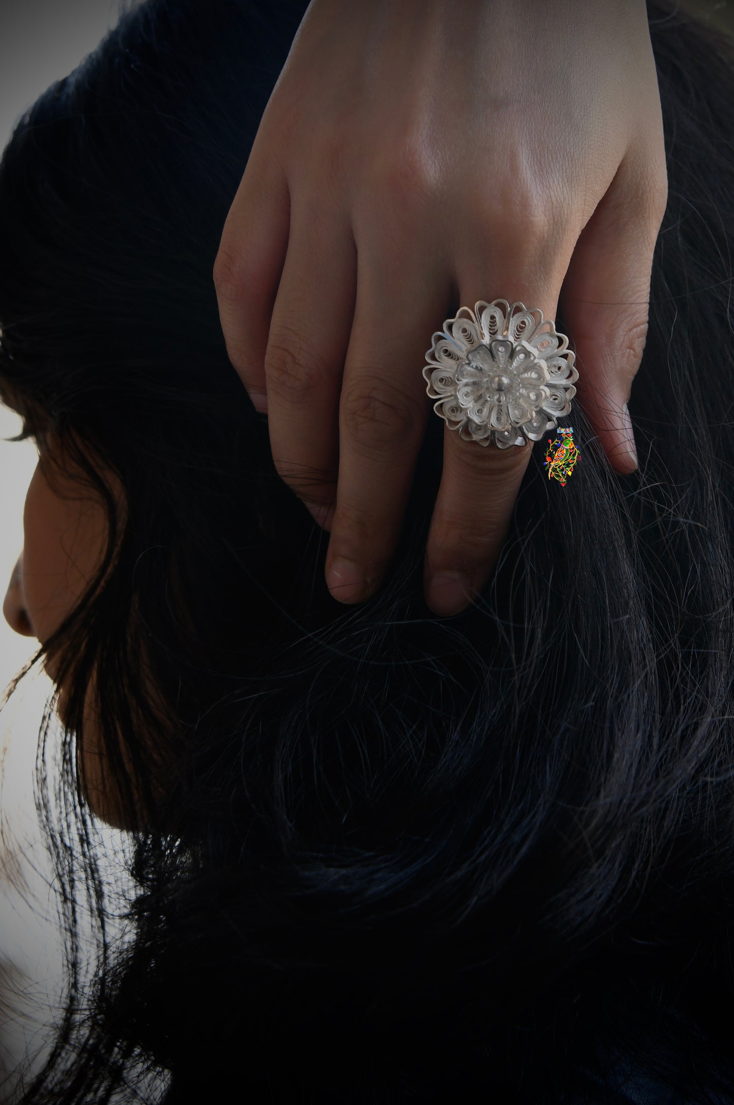 Filigree Blossom Ring