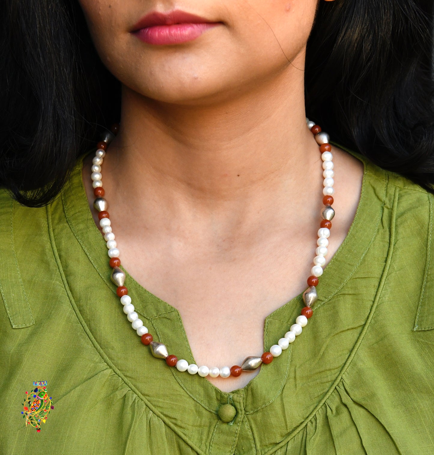 Pearl Beaded Necklace
