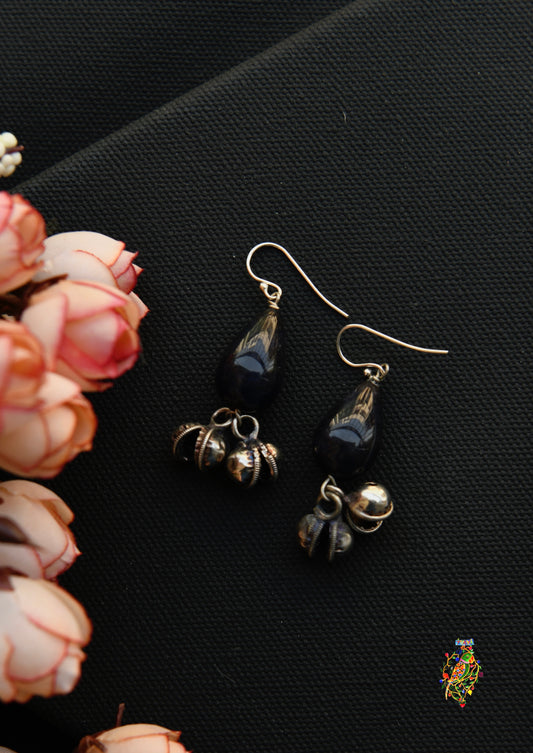 Black Onyx Ghungroo Drops