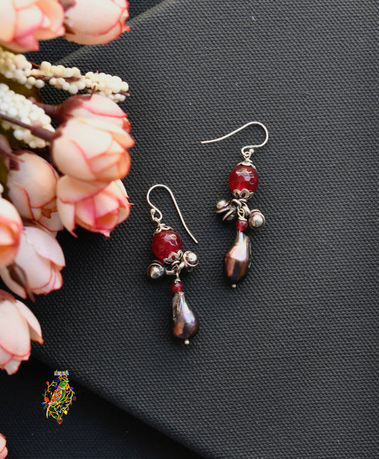 Baroque Pearl Tear Drop Earrings