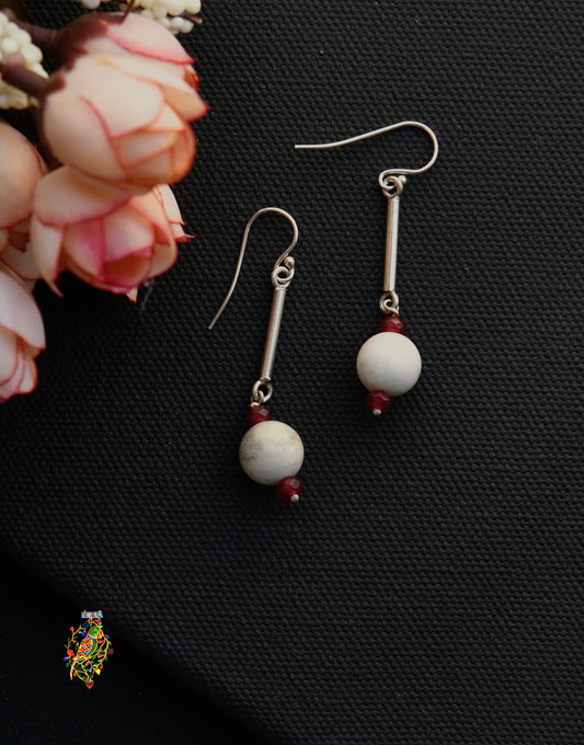 Ivory and Silver Drops